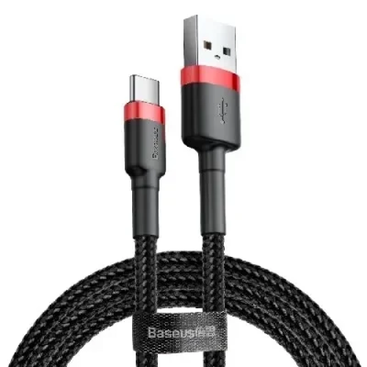 Καλώδιο Φόρτισης Moxom CC-55 Braided Cable Μicro-USB 3m, σε κόκκινο χρώμα