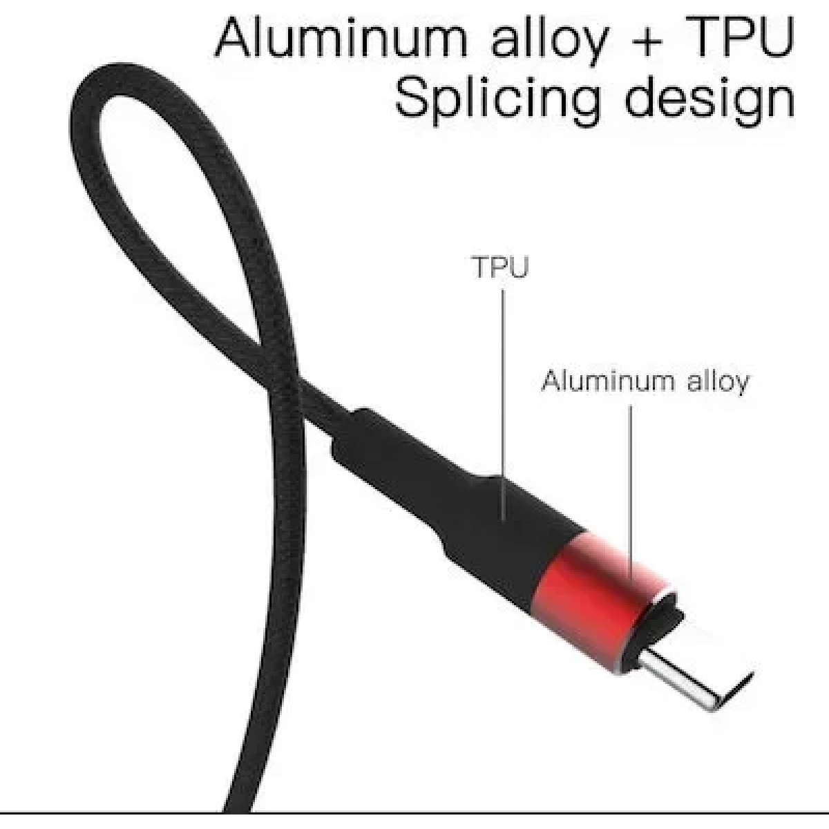 Καλώδιο Φόρτισης Moxom CC-55 Braided Cable Μicro-USB 3m, σε κόκκινο χρώμα