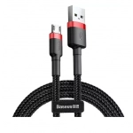 Καλώδιο Φόρτισης Moxom CC-55 Braided Cable Μicro-USB 1m, σε κόκκινο χρώμα