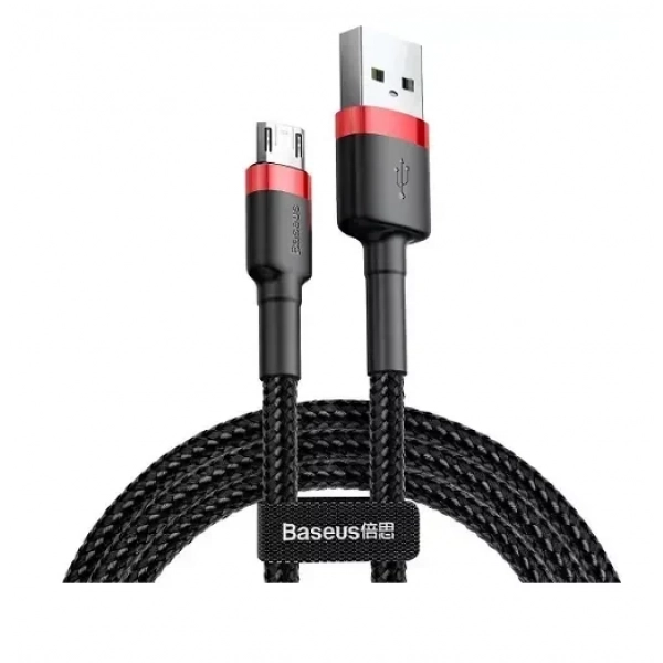 Καλώδιο Φόρτισης Moxom CC-55 Braided Cable Μicro-USB 1m, σε κόκκινο χρώμα