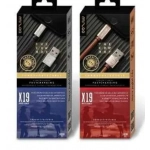 Καλώδιο Δεδομένων USB to Lightning Mizoo X19 Γρήγορη Φόρτιση 1.0m, σε μπλε χρώμα