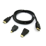 OEM Καλώδιο HDMI Cable (HDTV to mini HDTV, HDTV to micro HDTV, HDTV type A to type D) - 1.5m