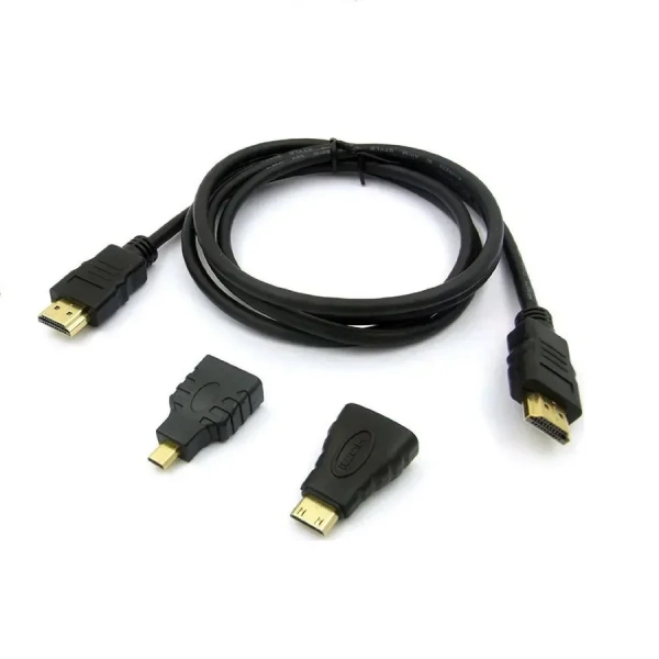 OEM Καλώδιο HDMI Cable (HDTV to mini HDTV, HDTV to micro HDTV, HDTV type A to type D) - 1.5m