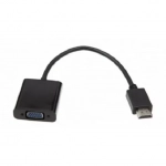 HDMI Αρσενικό Σε VGA Θηλυκό Αντάπτορας Andowl Q-307, σε μαύρο χρώμα