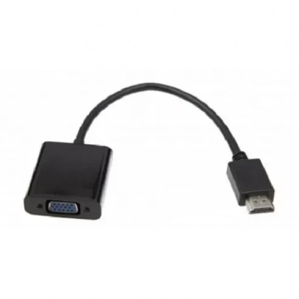 HDMI Αρσενικό Σε VGA Θηλυκό Αντάπτορας Andowl Q-307, σε μαύρο χρώμα