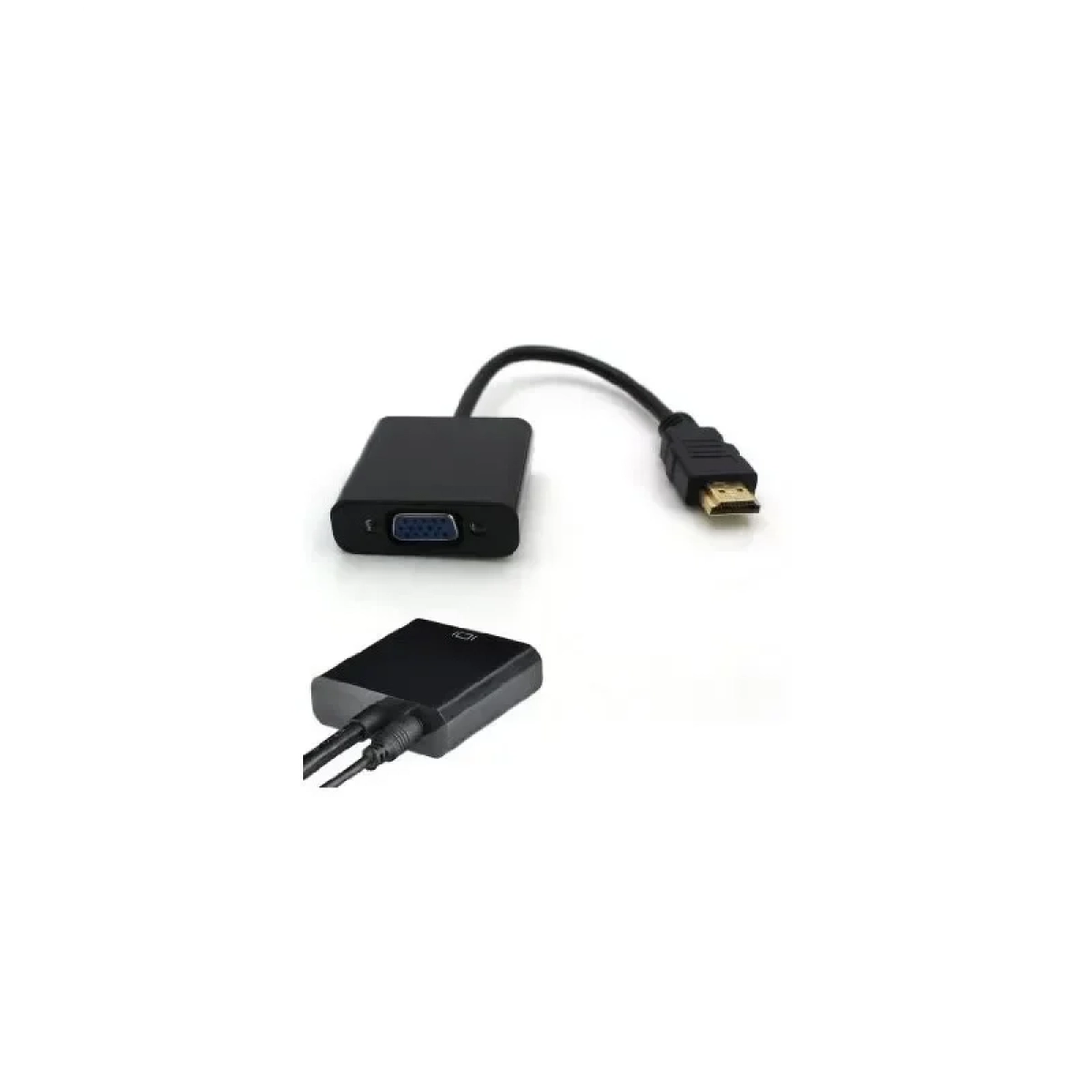 HDMI Αρσενικό Σε VGA Θηλυκό Αντάπτορας Andowl Q-307, σε μαύρο χρώμα