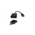HDMI Αρσενικό Σε VGA Θηλυκό Αντάπτορας Andowl Q-307, σε λευκό χρώμα