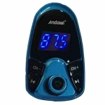 Bluetooth MP3 Player Αυτοκινήτου Q-B68 ANDOWL, σε μπλε χρώμα