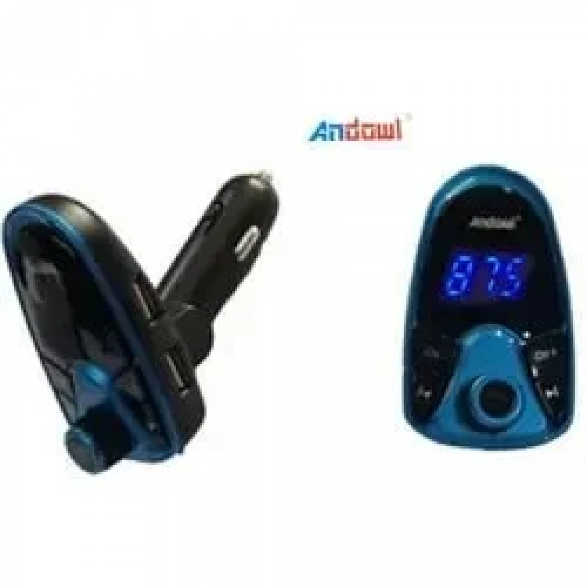 Bluetooth MP3 Player Αυτοκινήτου Q-B68 ANDOWL, σε μπλε χρώμα