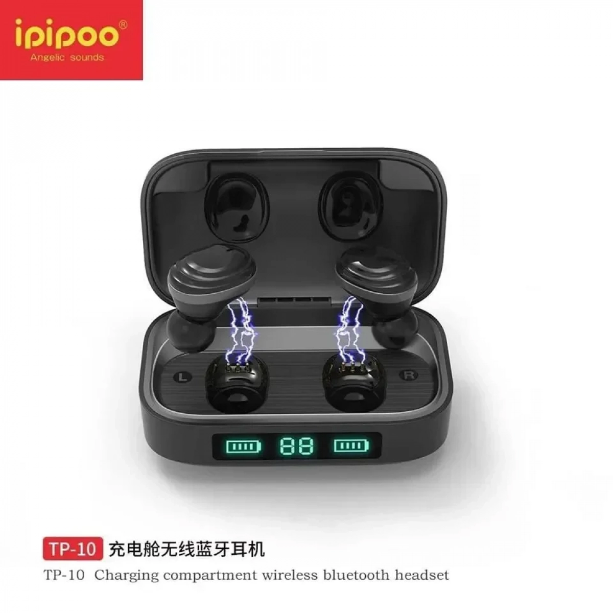 Ακουστικά Bluetooth 5.0 TWS ipipoo + Powerbank ΤP-10 - Image 2