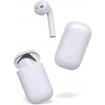 Ακουστικό Bluetooth Moxom Wireless Headset TWS (MX-WL04), σε λευκό χρώμα