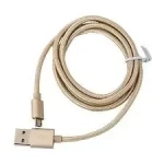 Καλώδιο δεδομένων και φόρτισης Micro USB Jellico GS-10 IPHONE 5/6/6s/7/8/SE IPAD, σε χρυσό χρώμα