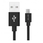 Καλώδιο δεδομένων και φόρτισης Micro USB Jellico GS-10 IPHONE 5/6/6s/7/8/SE IPAD, σε μαύρο χρώμα