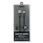 Καλώδιο δεδομένων και φόρτισης Micro USB Jellico GS-10 IPHONE 5/6/6s/7/8/SE IPAD, σε μαύρο χρώμα