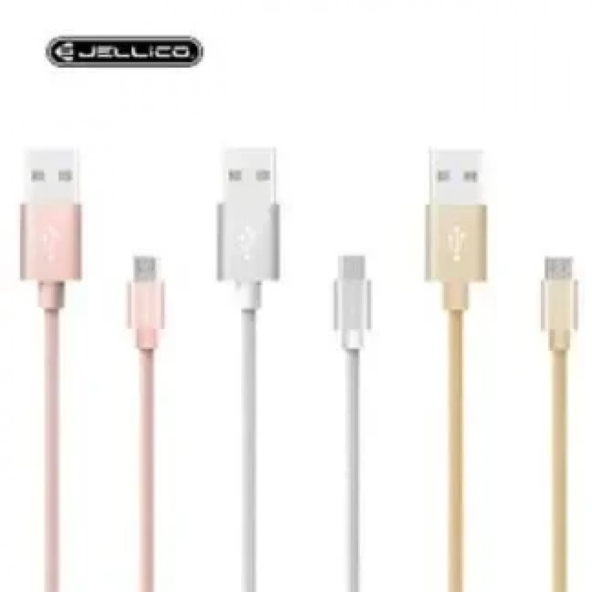 Καλώδιο δεδομένων και φόρτισης Micro USB Jellico GS-10 IPHONE 5/6/6s/7/8/SE IPAD, σε ροζ χρώμα