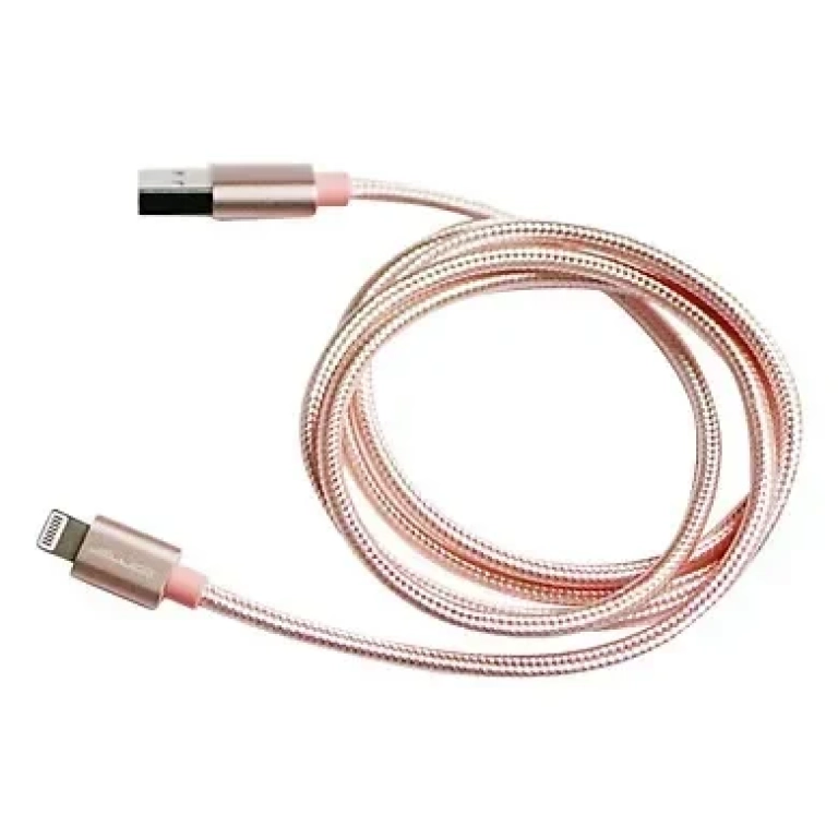 Καλώδιο δεδομένων και φόρτισης Micro USB Jellico GS-10 IPHONE 5/6/6s/7/8/SE IPAD, σε ροζ χρώμα