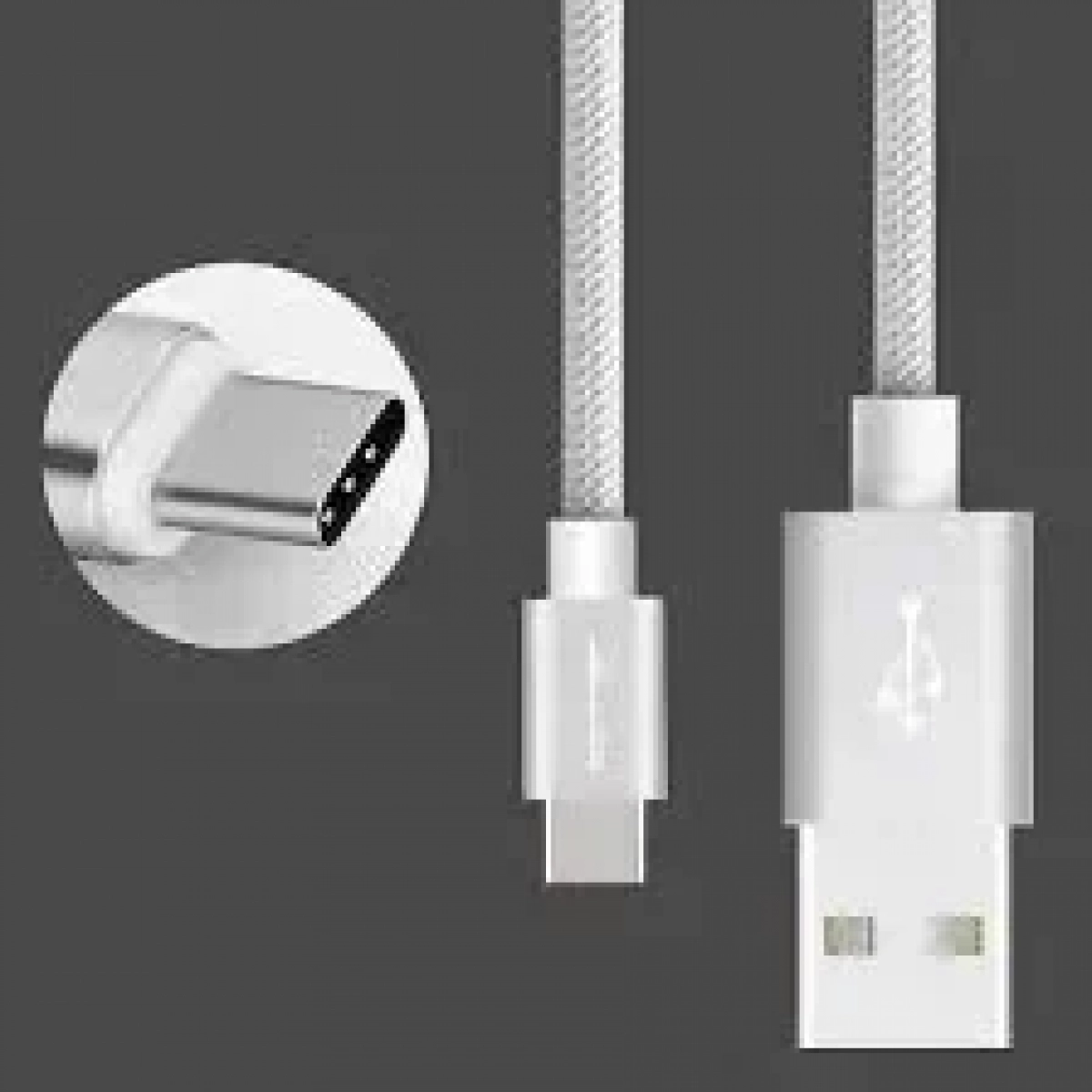 Καλώδιο δεδομένων και φόρτισης Type-C Jellico GS-10 IPHONE 5/6/6s/7/8/SE IPAD, σε ασημί χρώμα