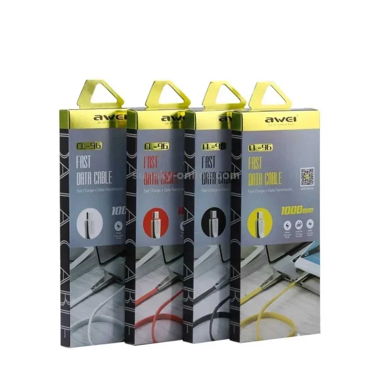 Καλώδιο Awei CL-96 Usb A to Micro, σε λευκό χρώμα