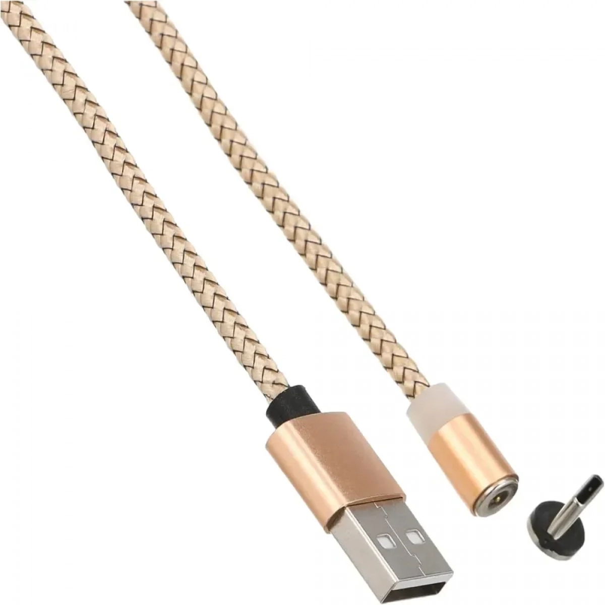Καλώδιο CaseMe Android Magnetic Charger Cable Fast Charging Micro USB, σε χρυσό χρώμα