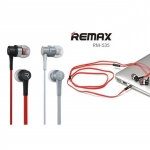 Ακουστικά Handsfree Remax Earphone RM-535i, σε κόκκινο χρώμα