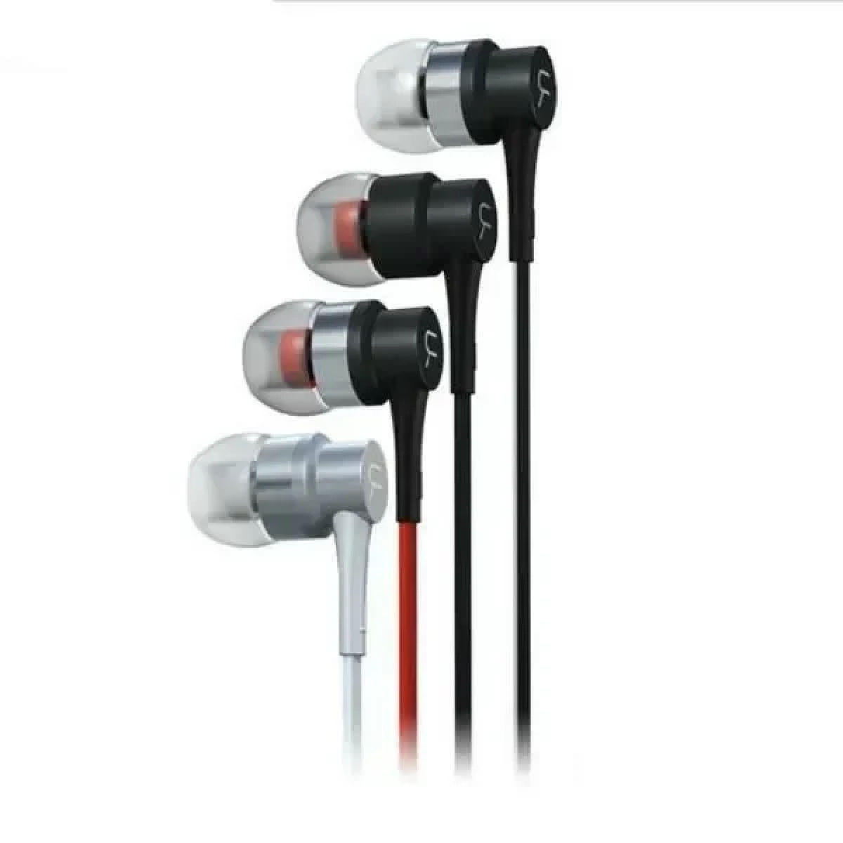 Ακουστικά Remax Earphone RM-535i, σε μαύρο/ασημί χρώμα