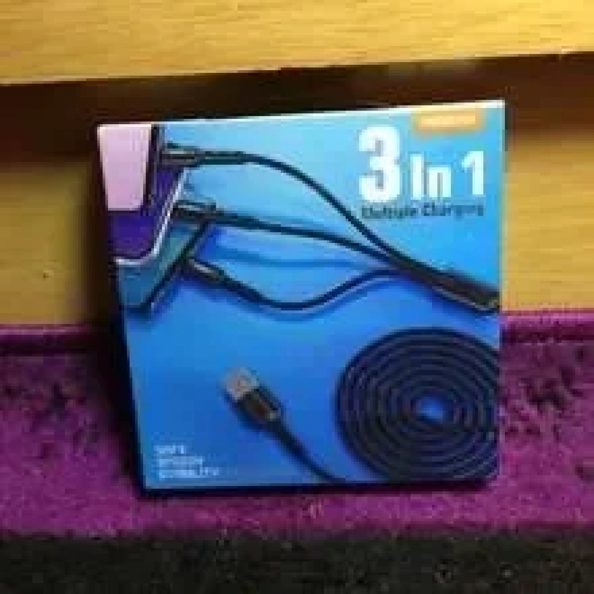 Moxom 3 Σε 1 USB Καλώδιο Φόρτισης/Σύνδεσης Type-C / micro USB Cable 1m MX-CB13, σε μαύρο χρώμα