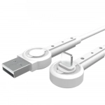 MΟΧΟΜ Καλώδιο MPN MX-CB01 GM Σύνδεσης & Φόρτισης & Βάση USB Type C, σε λευκό χρώμα