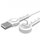 MΟΧΟΜ Καλώδιο MPN MX-CB01 GM Σύνδεσης & Φόρτισης & Βάση USB Type C, σε λευκό χρώμα