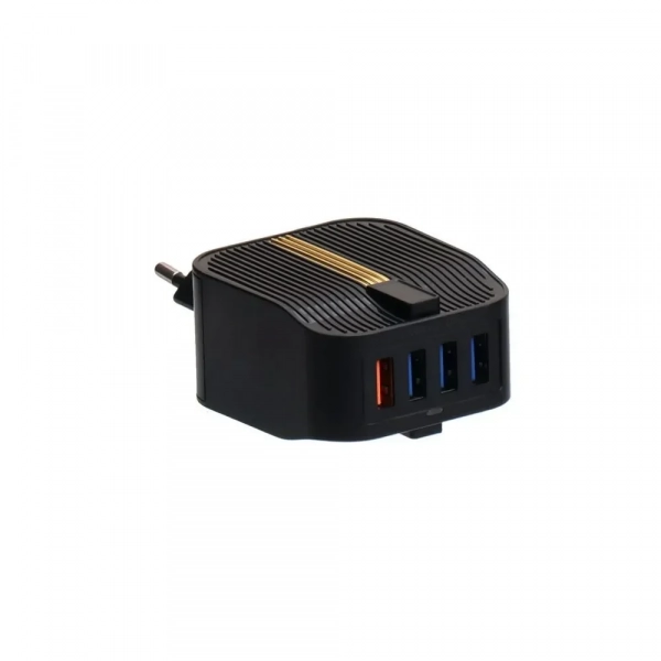 Φορτιστής Moxom MX-HC09 5.5A 4 USB θήρες Quick Charge Qualcomm 3.0 με καλώδιο Micro Usb