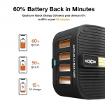 Φορτιστής Moxom MX-HC09 5.5A 4 USB θήρες Quick Charge Qualcomm 3.0 με καλώδιο Micro Usb