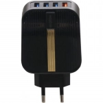 Φορτιστής Moxom MX-HC09 5.5A 4 USB θήρες Quick Charge Qualcomm 3.0 με καλώδιο Micro Usb