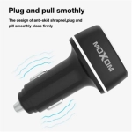 Moxom MX-VC01 3xUSB Fast Charge 3.4A Φορτιστής Αναπτήρα Αυτοκινήτου Με Led Light Και Micro καλώδιο