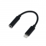 Αντάπτορας Lightning to 3.5 mm Headphone Jack Adapter - Adapter - Audio / Multimedia - 4-pole, σε μαύρο χρώμα
