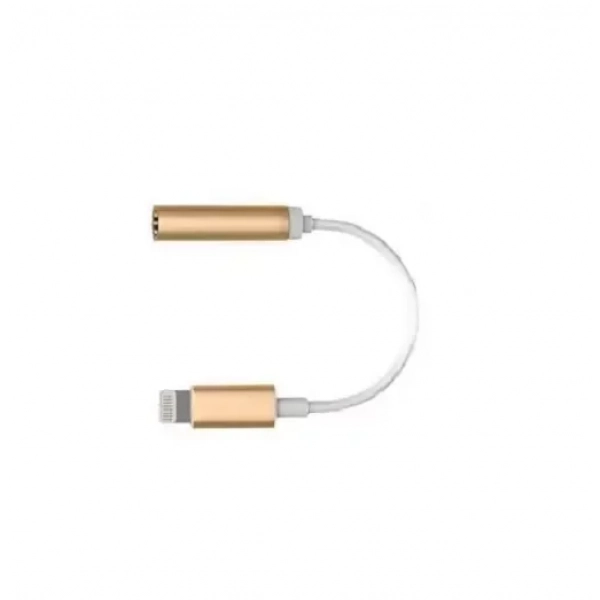 Αντάπτορας Lightning to 3.5 mm Headphone Jack Adapter - Adapter - Audio / Multimedia - 4-pole, σε χρυσό χρώμα