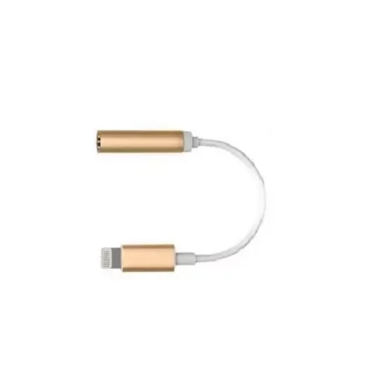 Αντάπτορας Lightning to 3.5 mm Headphone Jack Adapter - Adapter - Audio / Multimedia - 4-pole, σε χρυσό χρώμα