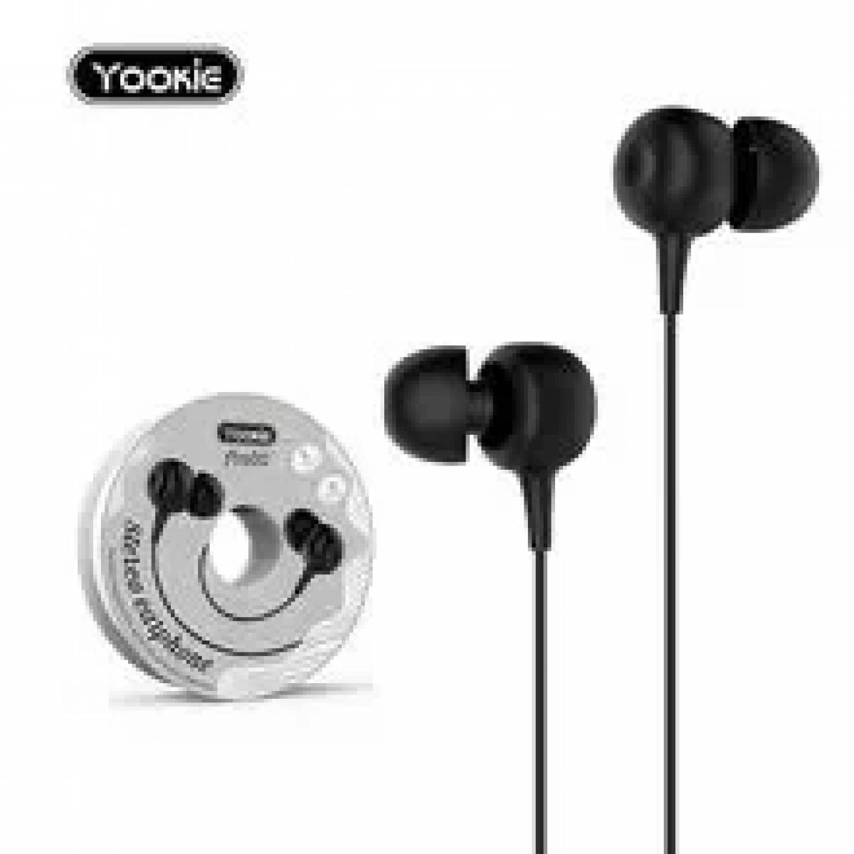 Ακουστικά Handsfree YOOKIE YK1110, σε μαύρο χρώμα