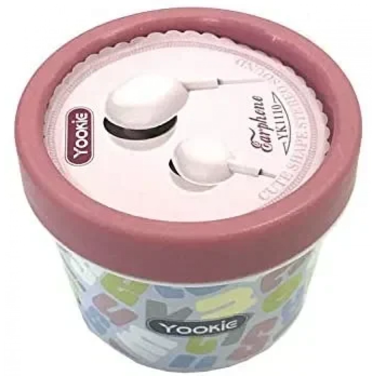 Ακουστικά Handsfree YOOKIE YK1110, σε ροζ χρώμα