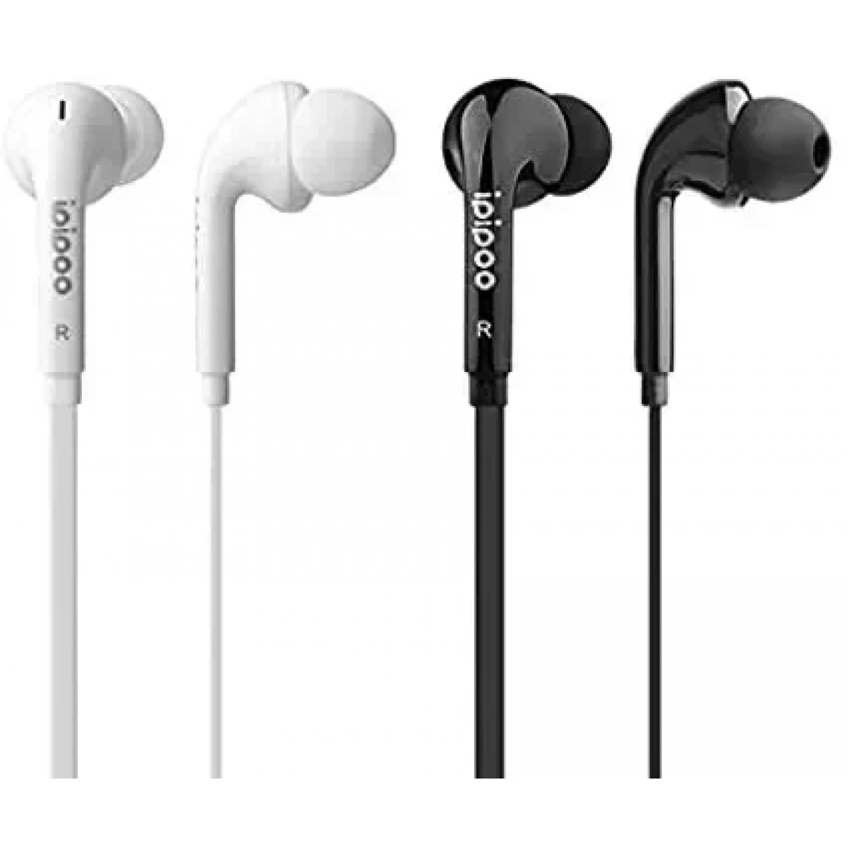 Ipipoo IP-B60Hi Ακουστικά In-Ear Handsfree HiFi Stereo, σε μαύρο χρώμα