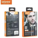 Ipipoo IP-B60Hi Ακουστικά In-Ear Handsfree HiFi Stereo, σε λευκό χρώμα