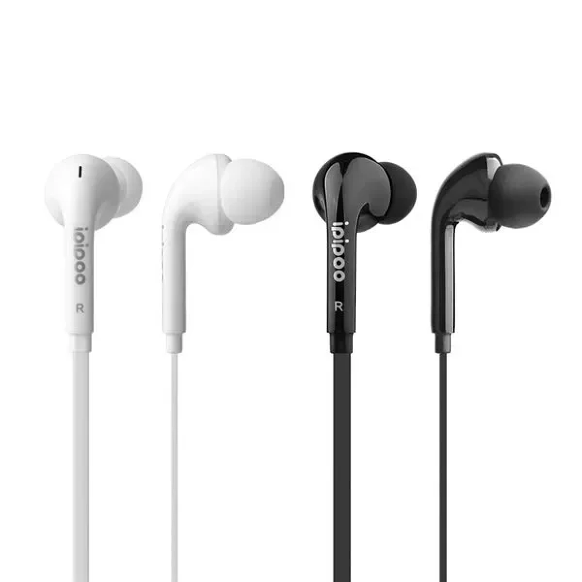 Ipipoo IP-B60Hi Ακουστικά In-Ear Handsfree HiFi Stereo, σε λευκό χρώμα