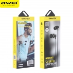 Ακουστικά In-Ear Awei ES-690Μ Jack-3.5mm, σε μαύρο χρώμα