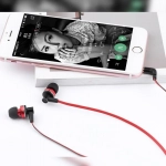 Ακουστικά In-Ear Awei ES-690Μ Jack-3.5mm, σε κόκκινο χρώμα