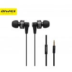 Handsfree Ακουστικά Awei ES-900i, σε μαύρο χρώμα