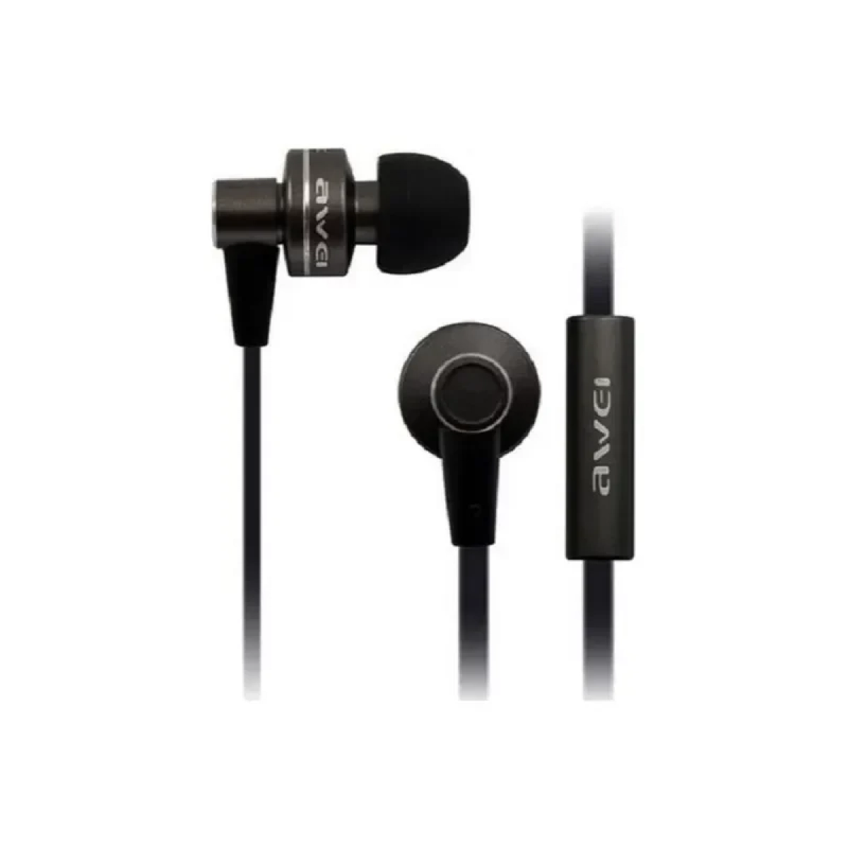 Handsfree Ακουστικά Awei ES-900i, σε μαύρο χρώμα