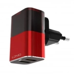 LDNIO A2206 φορτιστής usb 2.4A, σε κόκκινο χρώμα
