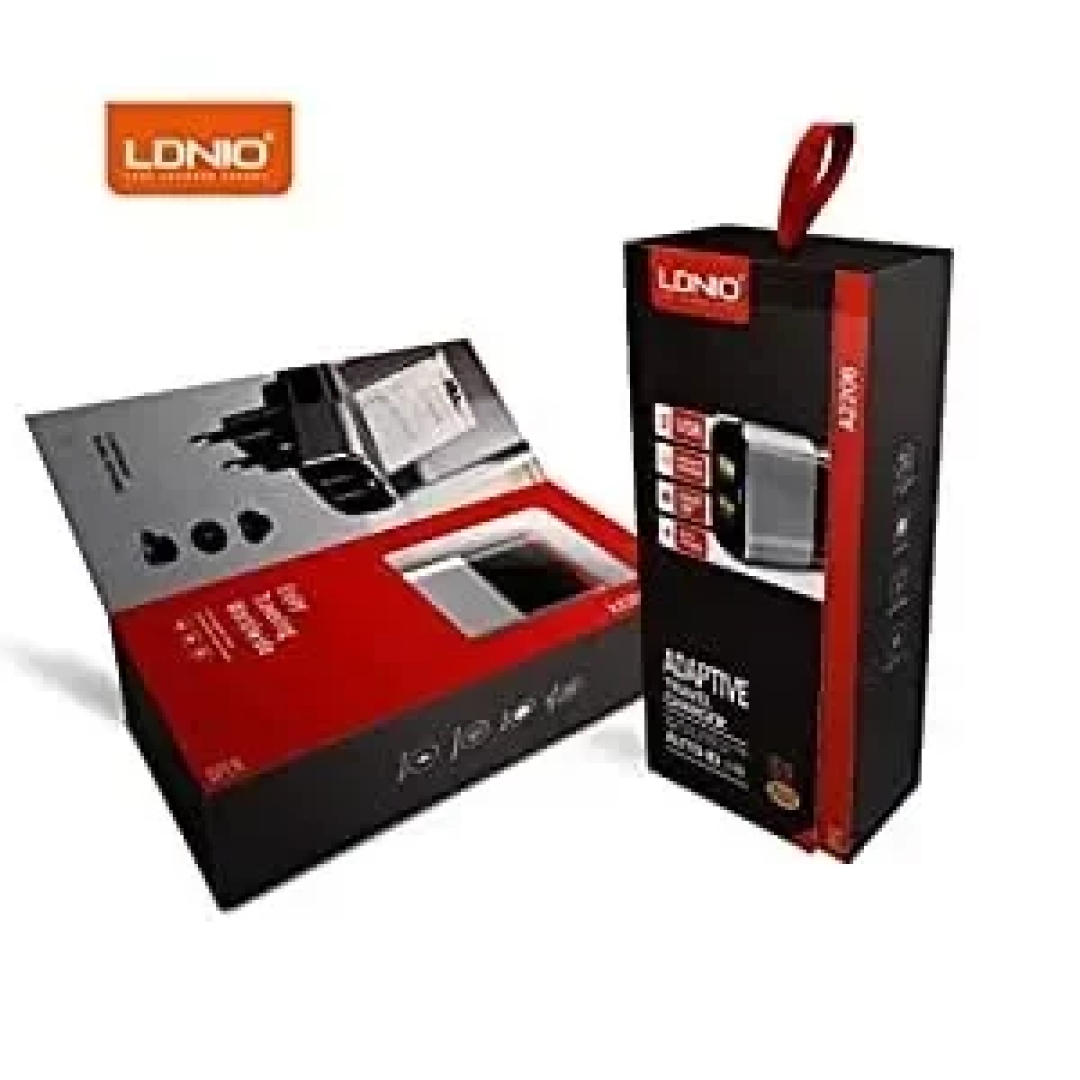 LDNIO A2206 φορτιστής usb 2.4A, σε κόκκινο χρώμα