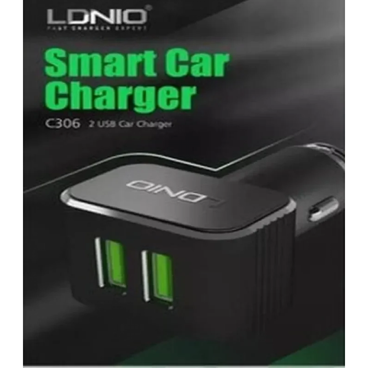 Διπλός φορτιστής αναπτήρα αυτοκινήτου 3.6A 2USB LDNIO C306
