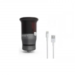 Αντάπτορας Αυτοκινήτου LDNIO C304Q 3A Quick Charge + Lightning Καλώδιο