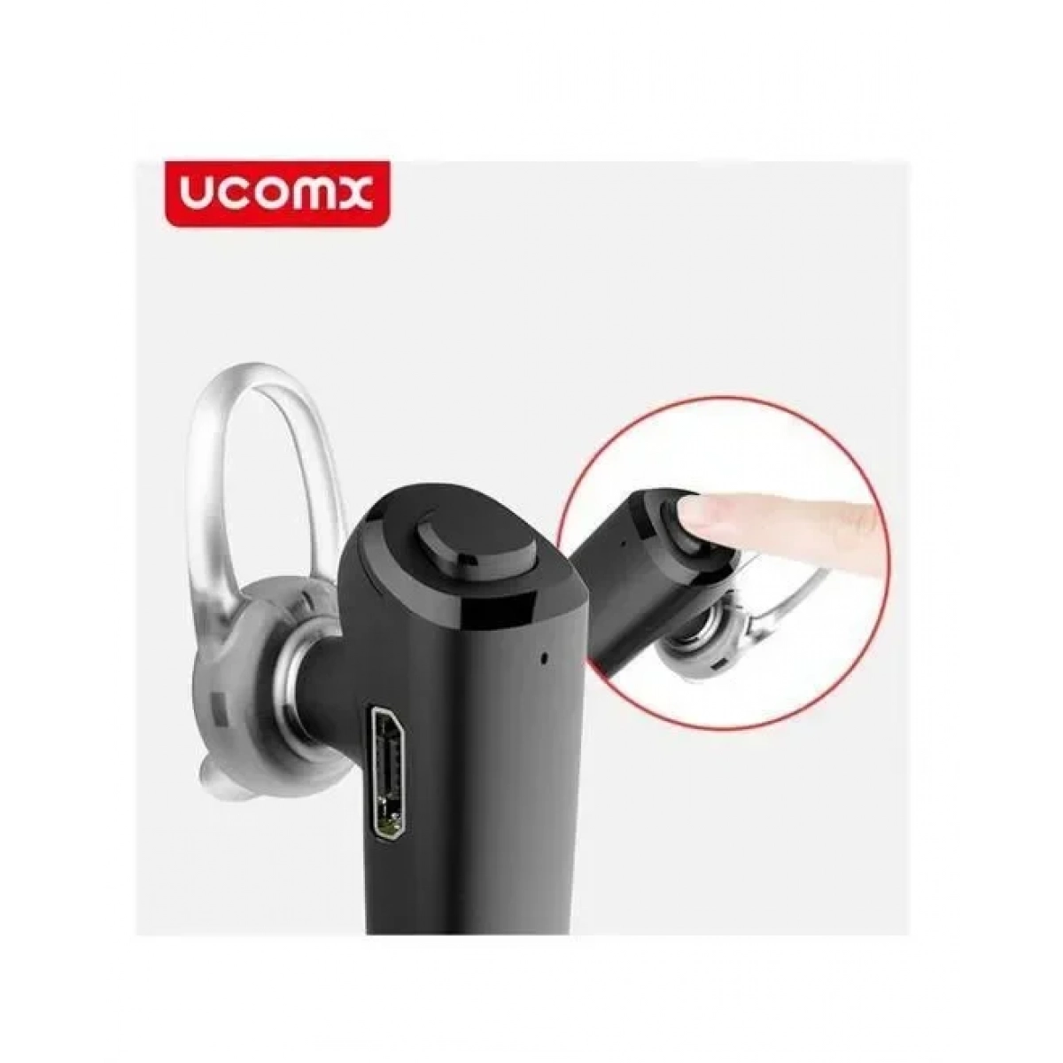 Ακουστικό Bluetooth Ucomx U29, σε μαύρο χρώμα
