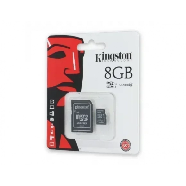 Κάρτα Μνήμης MicroSDHC KINGSTON SDC4/8GB